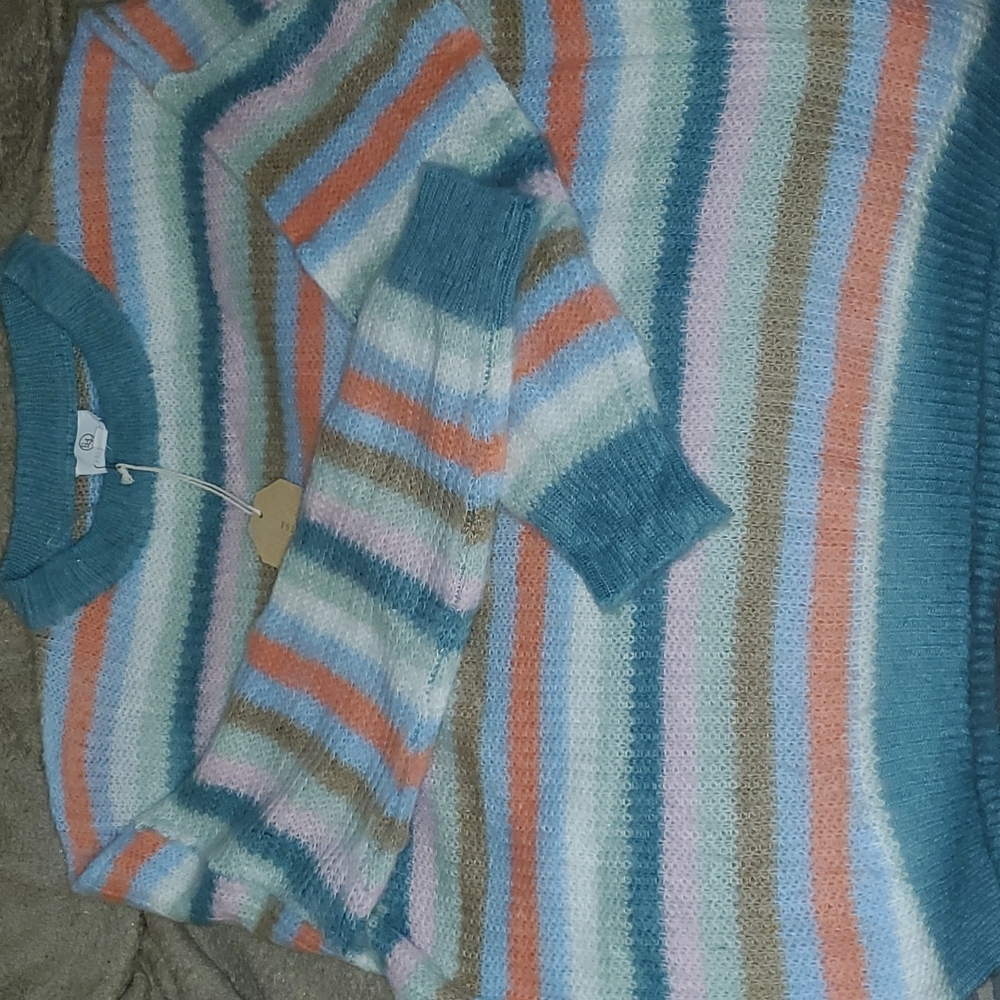 FSL Apparel Striped Sweater, 2XL